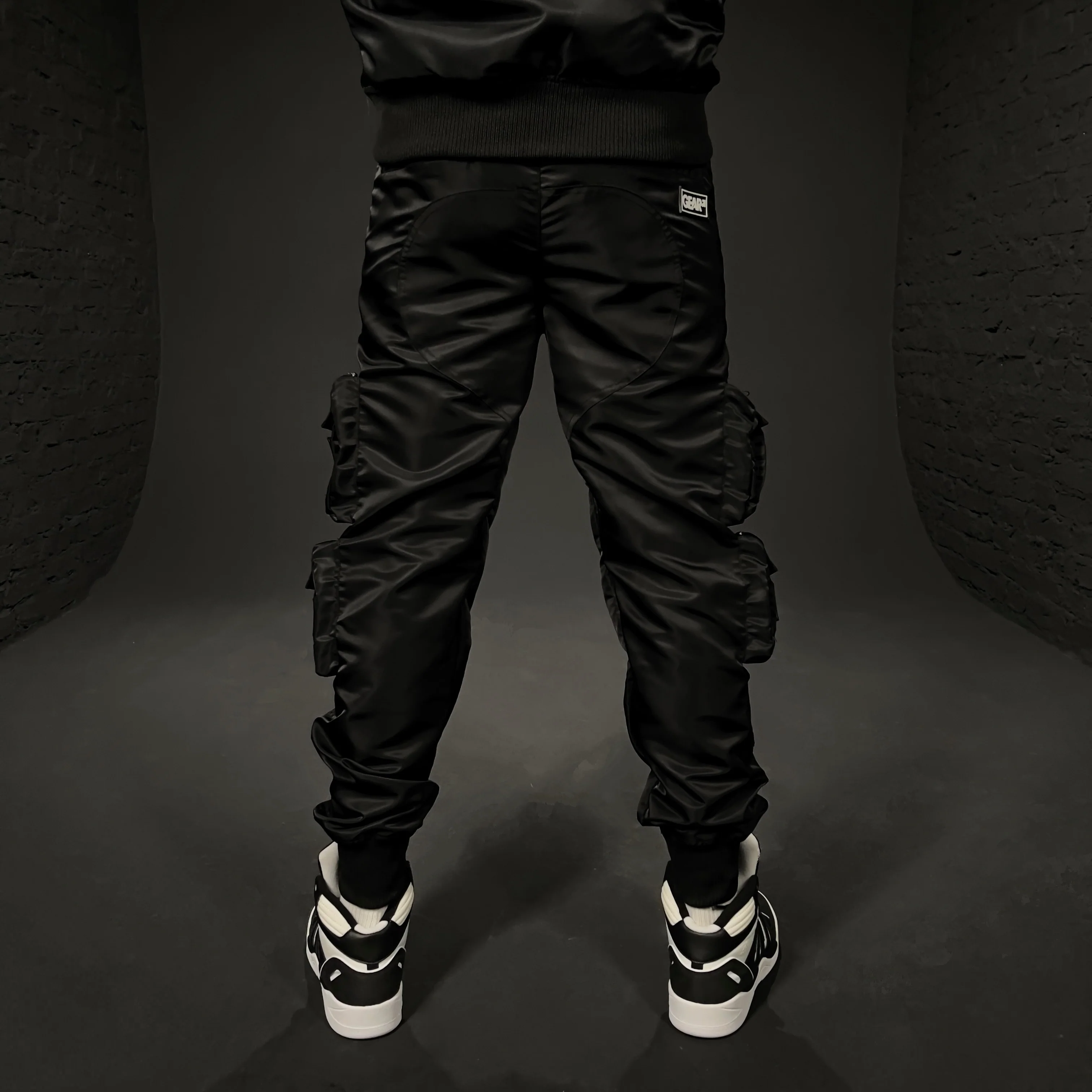 CARGO PANT NYLON BLK - Image 4
