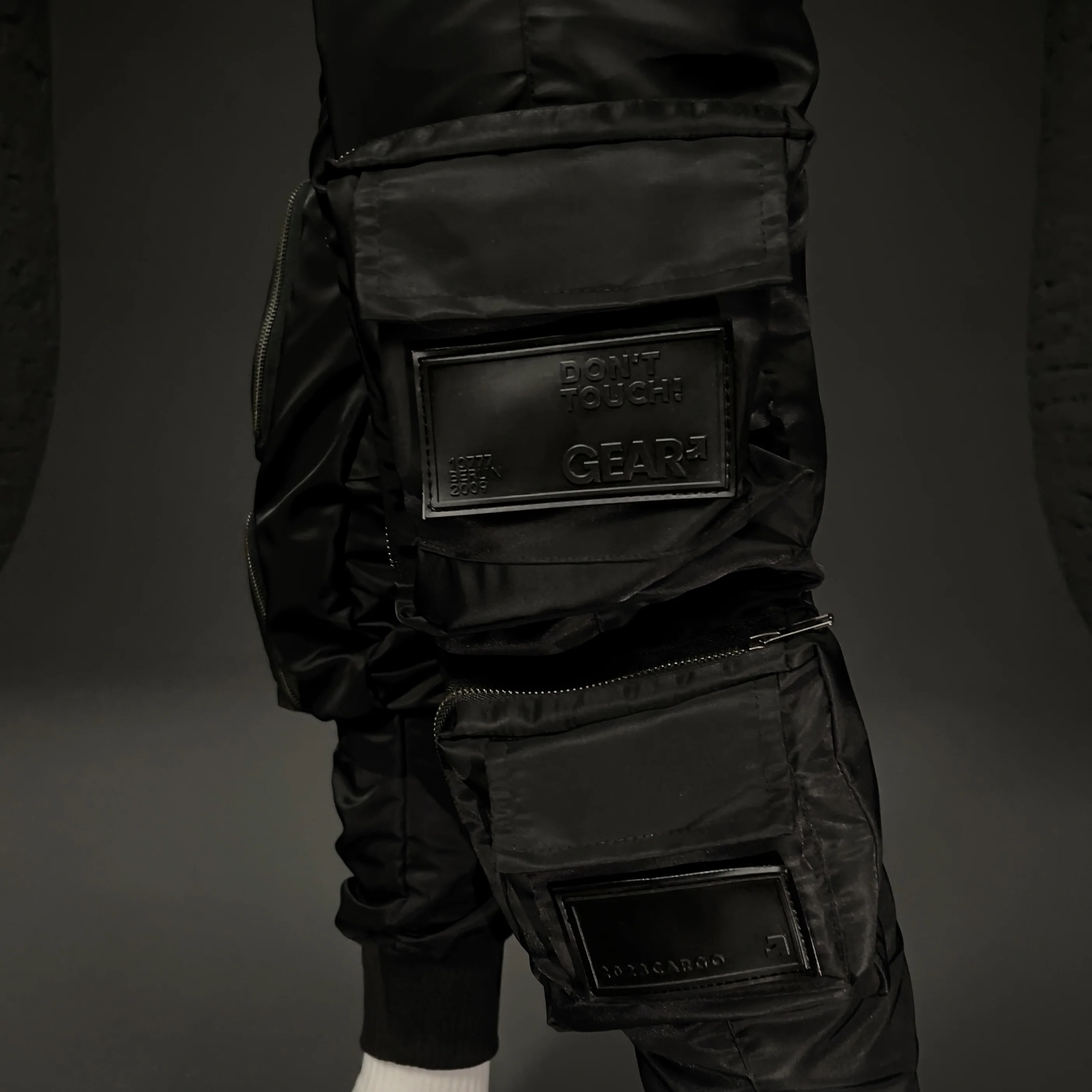 CARGO PANT NYLON BLK - Image 5