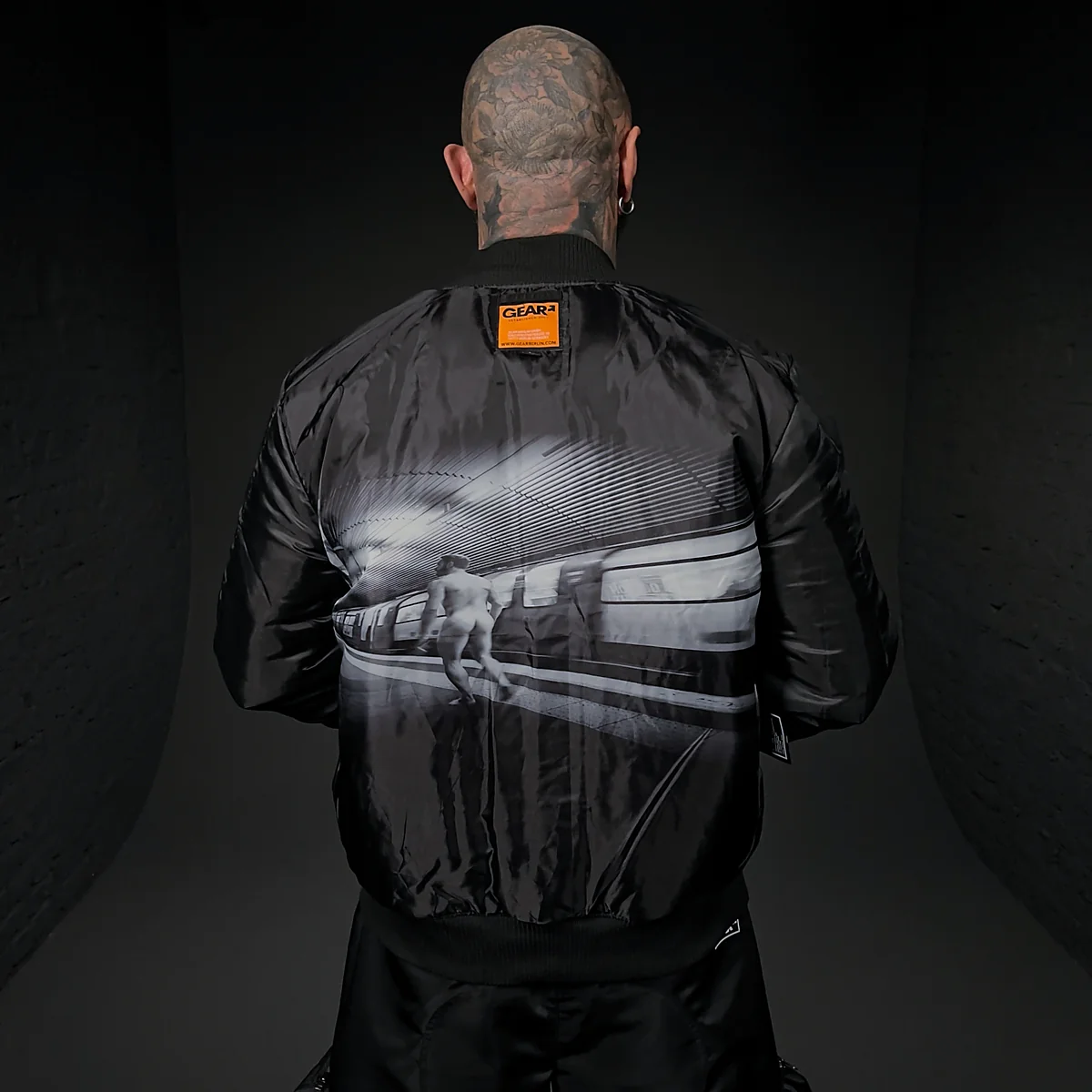 FLIGHT JACKET CAMDEN BLK NYLON - Image 7