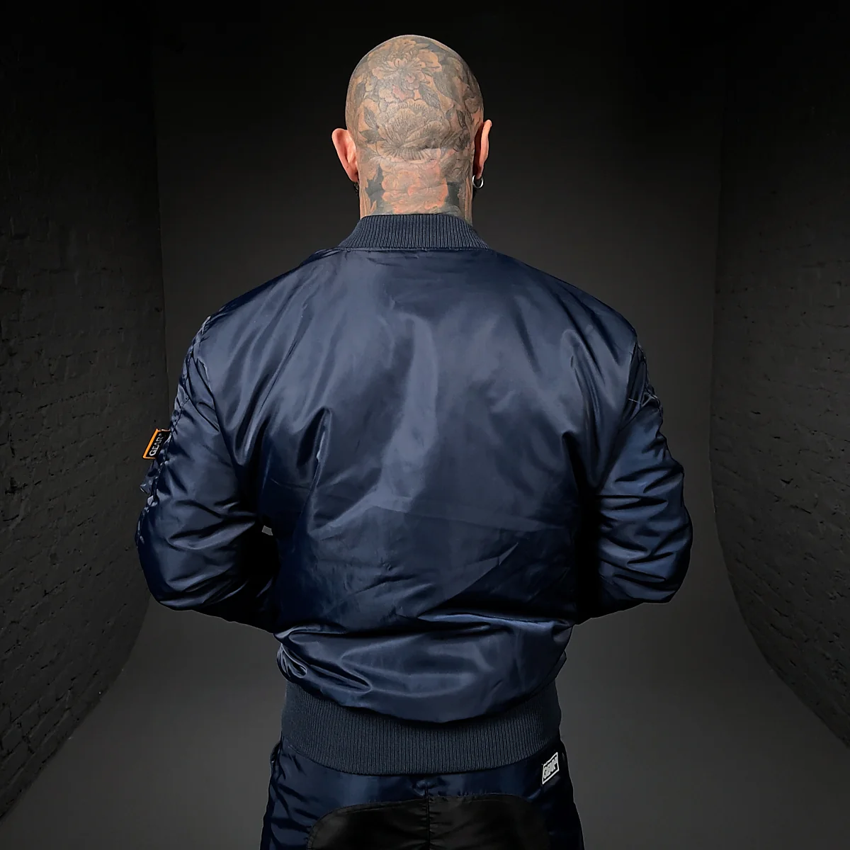 FLIGHT JACKET CAMDEN NAVY NYLON - Image 6