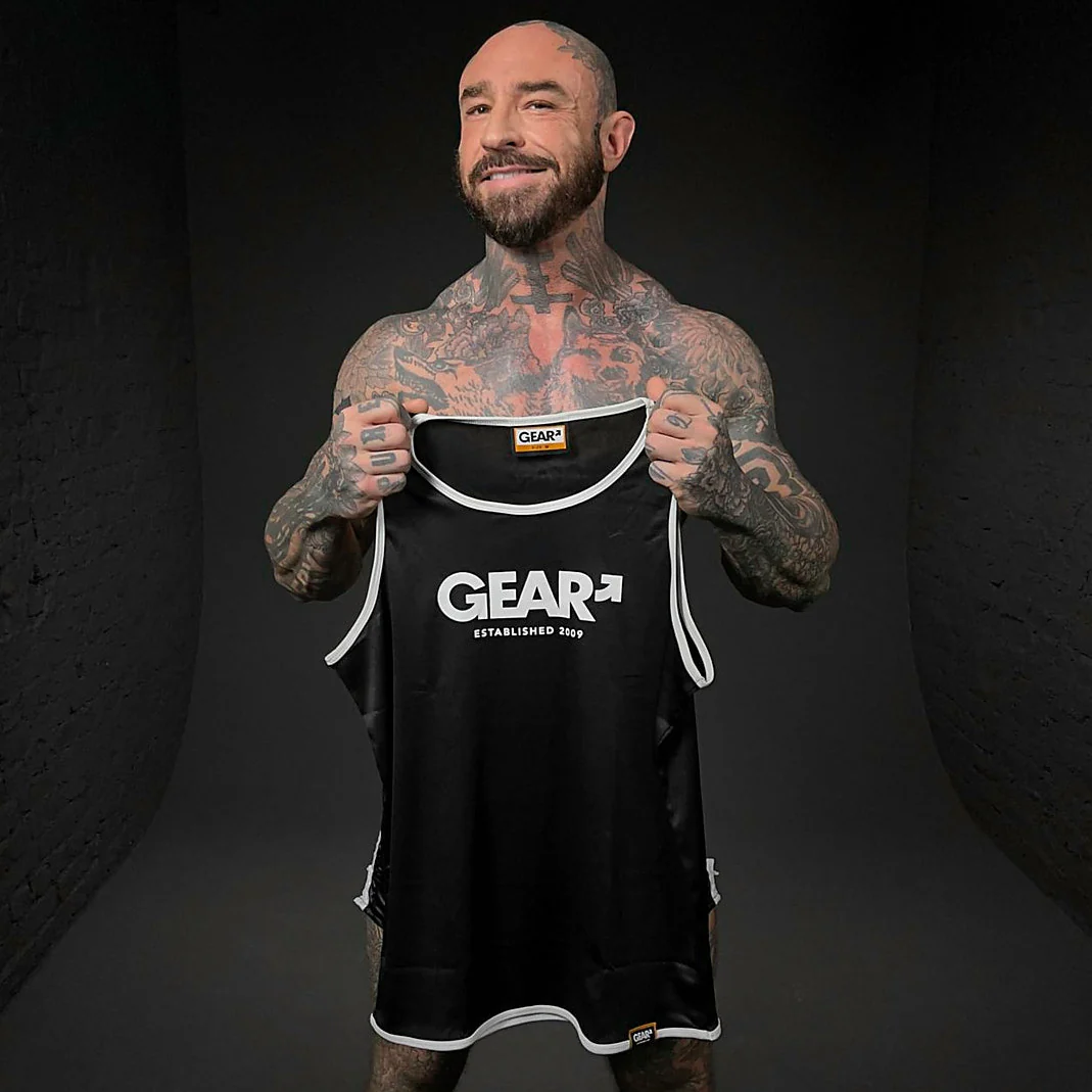 GEAR RUSH TANK BLK/WHT - Image 3