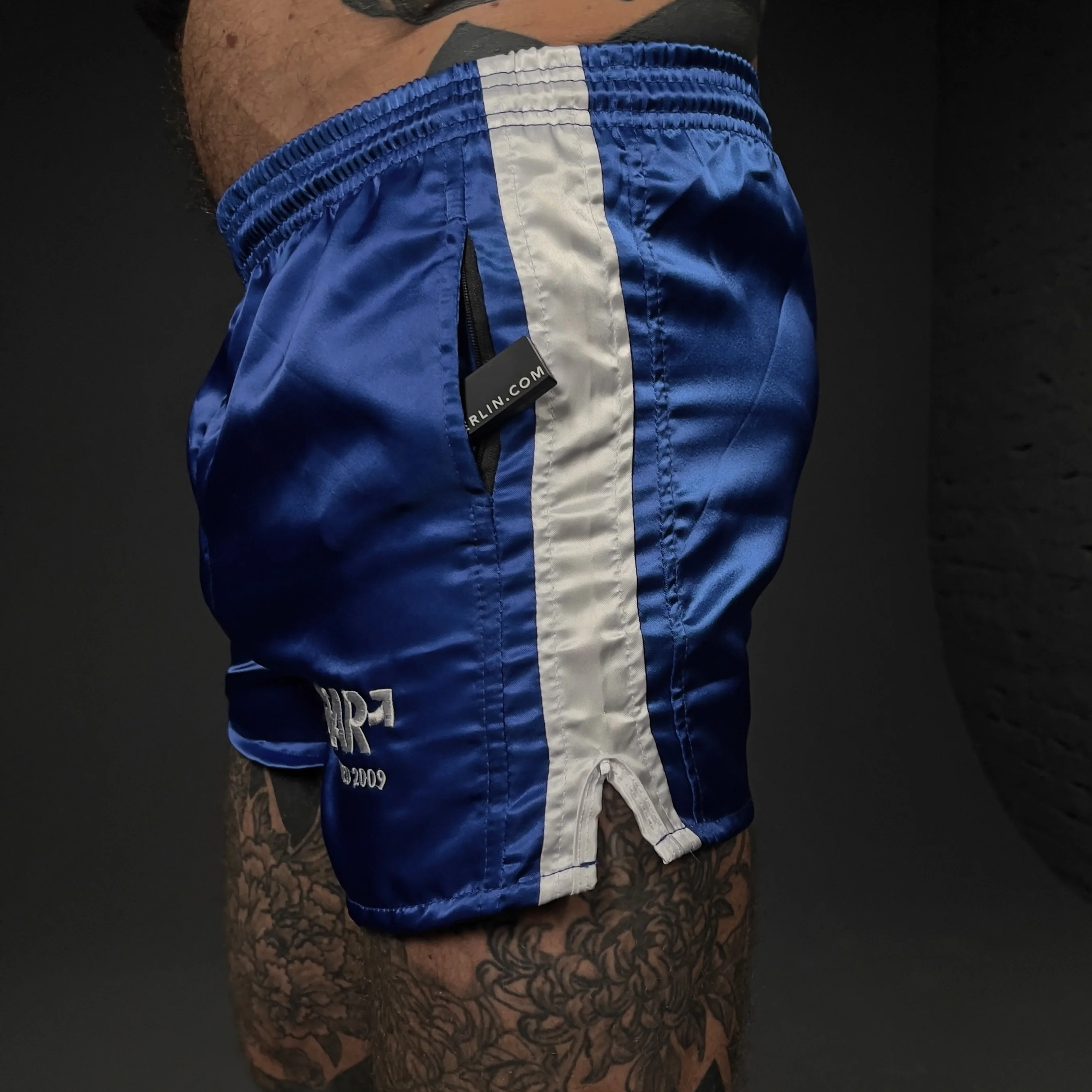 KINKSTER SHORT NYLON BLUE/WHT - Image 4