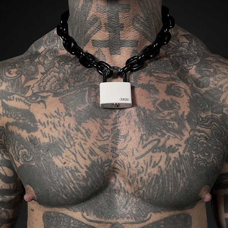 LIL' BLACK COLLAR & CUSTOM LOCK 19" - Image 6