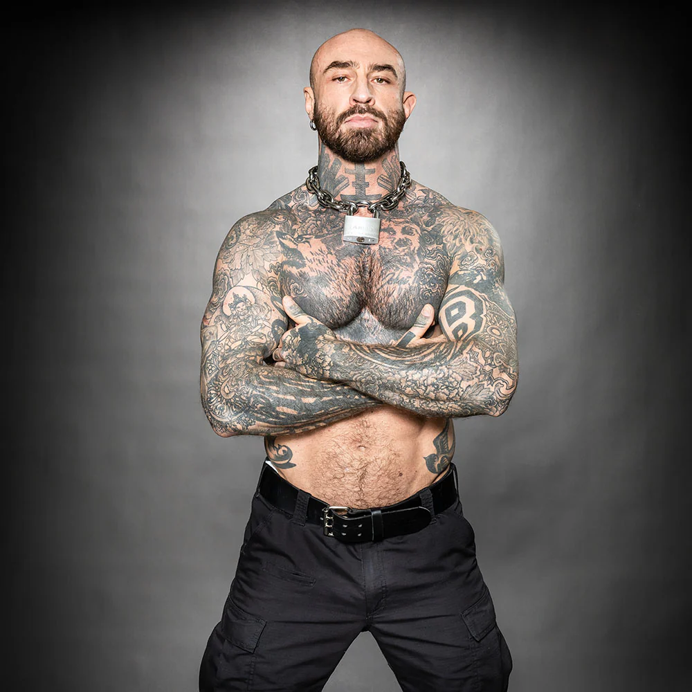 MASSIVE STAINLESS COLLAR & LOCK 19" - Image 4