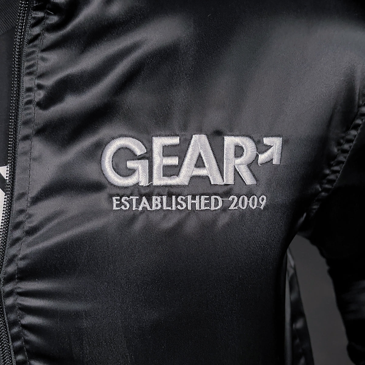 NYLON KINKSTER TRACK JACKET BLK/WHT - Image 4