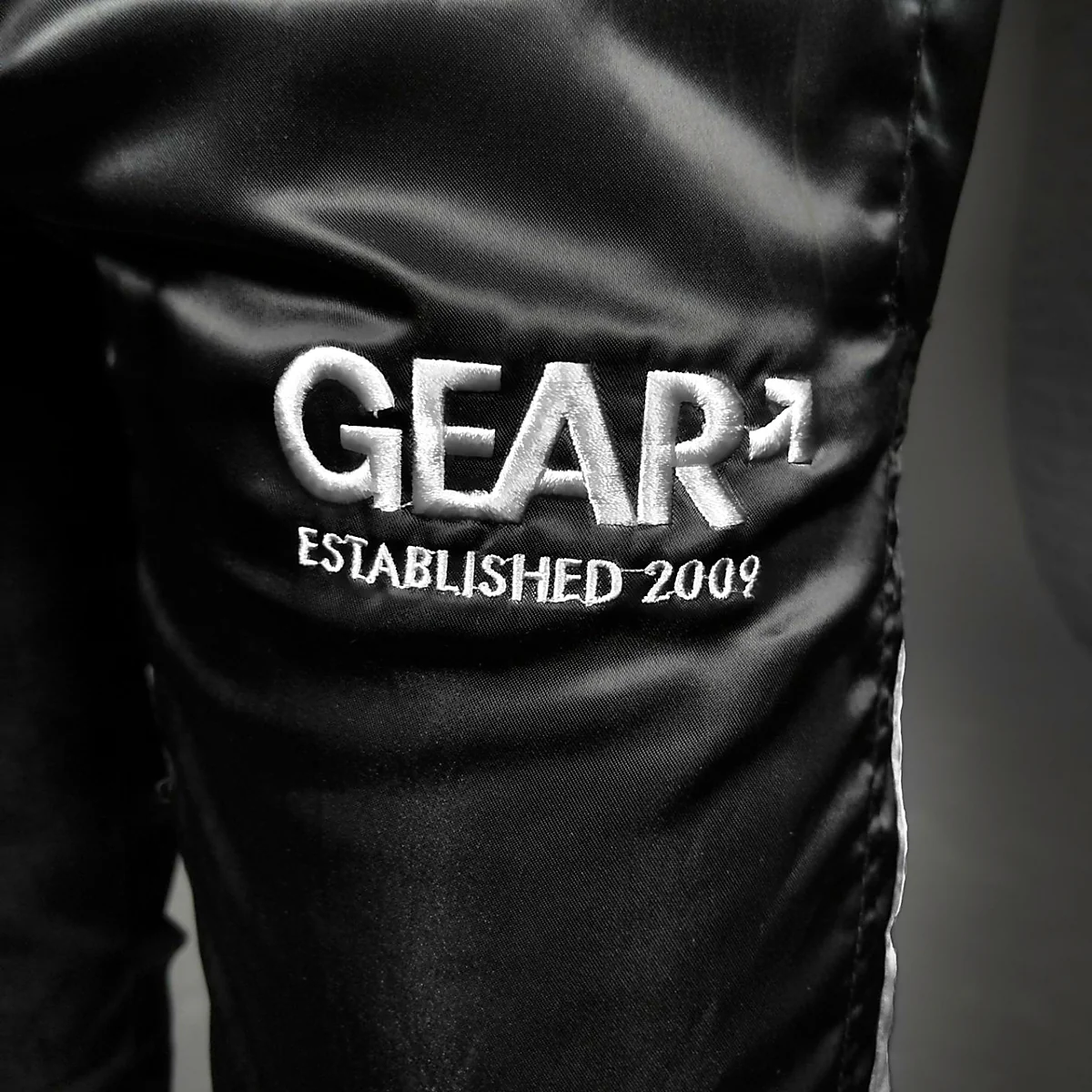 NYLON KINKSTER TRACK PANT BLK/WHT - Image 3