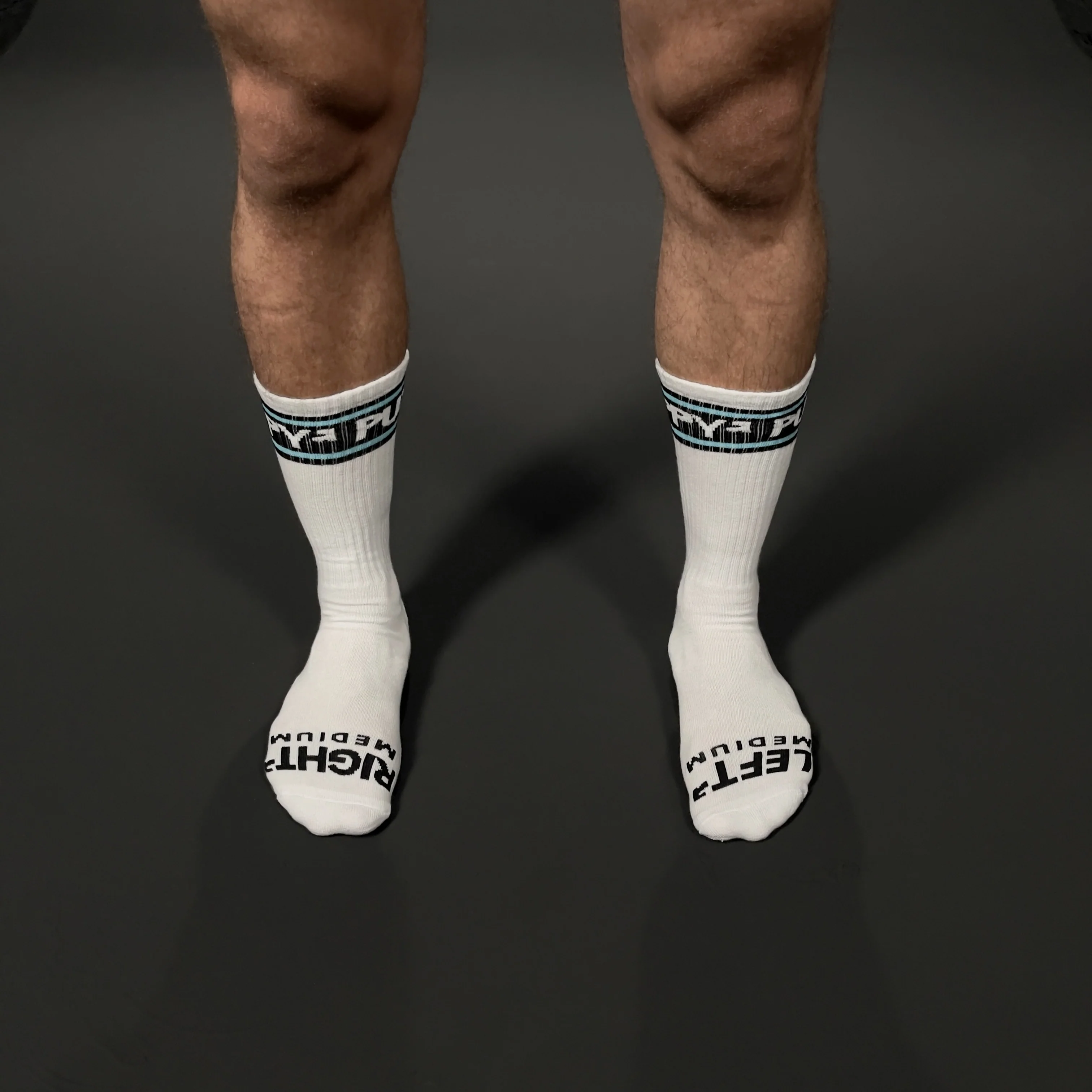 PUPPY SOCKS WHT/AQUA - Image 4