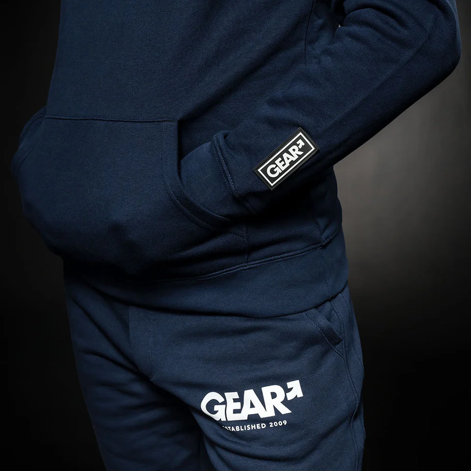 SQUADRON HOODIE NAVY/WHT - Image 3