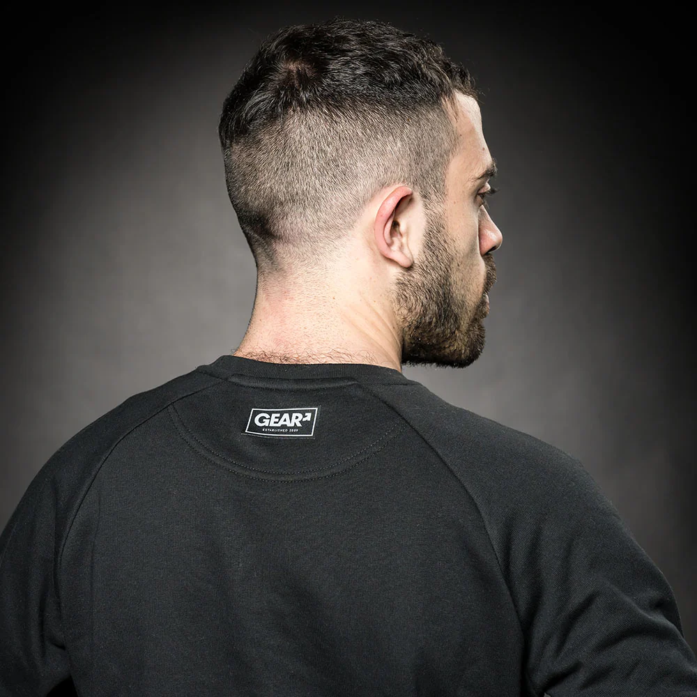 SQUADRON SWEATER BLK/WHT - Image 3